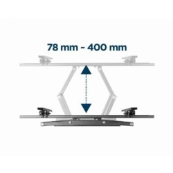 Gembird LCD/Plasma TV Wandhalterung 37-70 (35 kg) Schwarz WM-70ST-01