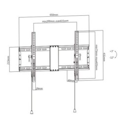 Gembird LCD/Plasma TV Wandhalterung 37-80 (70 kg) WM-80T-01