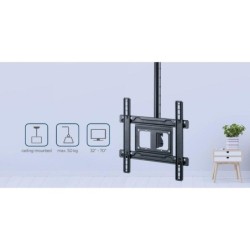 Gembird Full Motion TV Ceiling Mount 32-70 Black CM-70ST-01