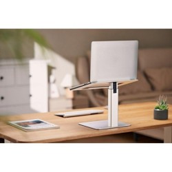 Gembird Height Adjustable Notebook Riser Stand Silver NBS-D1-02