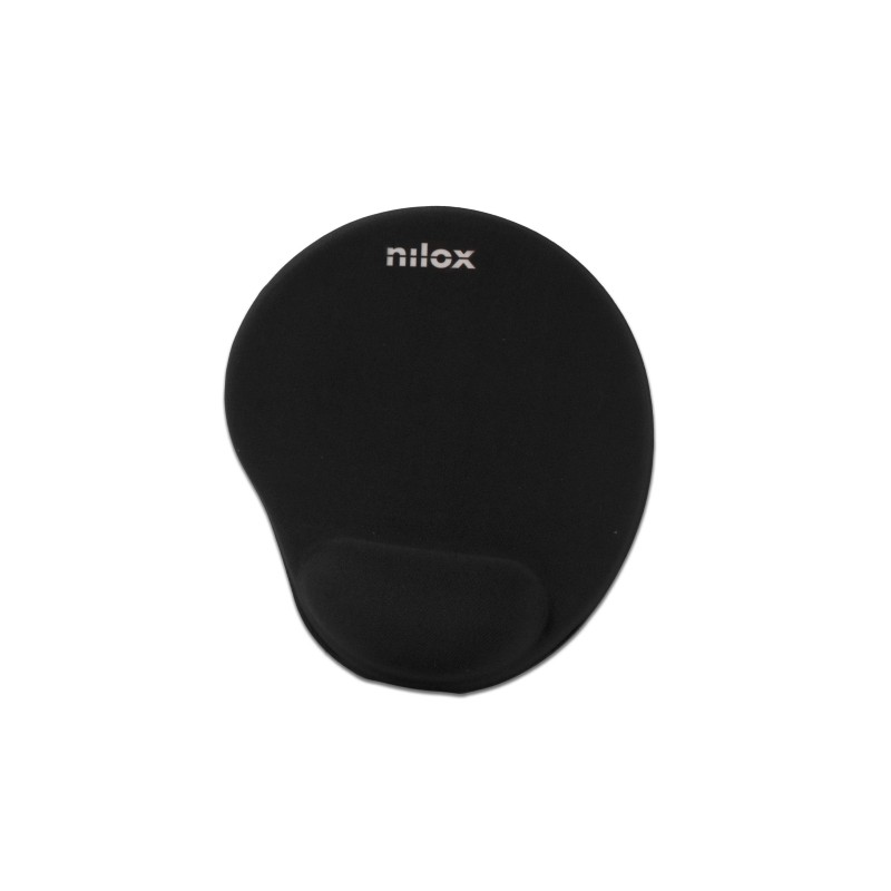 NILOX ERGONOMIC MOUSE PAD BLACK