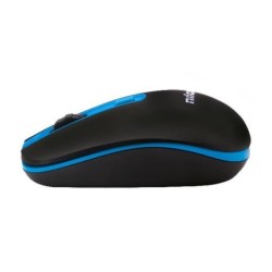 MOUSE WIRELESS BLACK/BLUE 1600 DPI