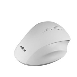 ERGONOMIC WIRELESS MOUSE NILOX WHIT