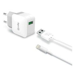 KIT WALL CH USB 12W+LIGHTNING CABLE