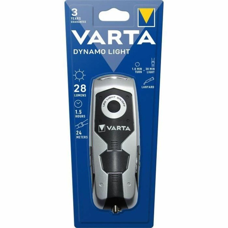 Varta Dynamo Light LED Nero, Grigio Torcia a mano