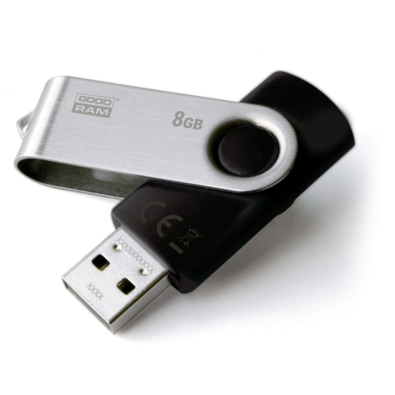 GOODRAM UTS2 8GB USB 2.0 Sort S&Atilde;&cedil;lv