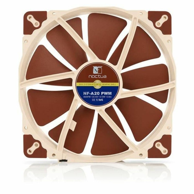 Noctua NF-A20 FLX Fan 1-pack Beige Brun 200 mm