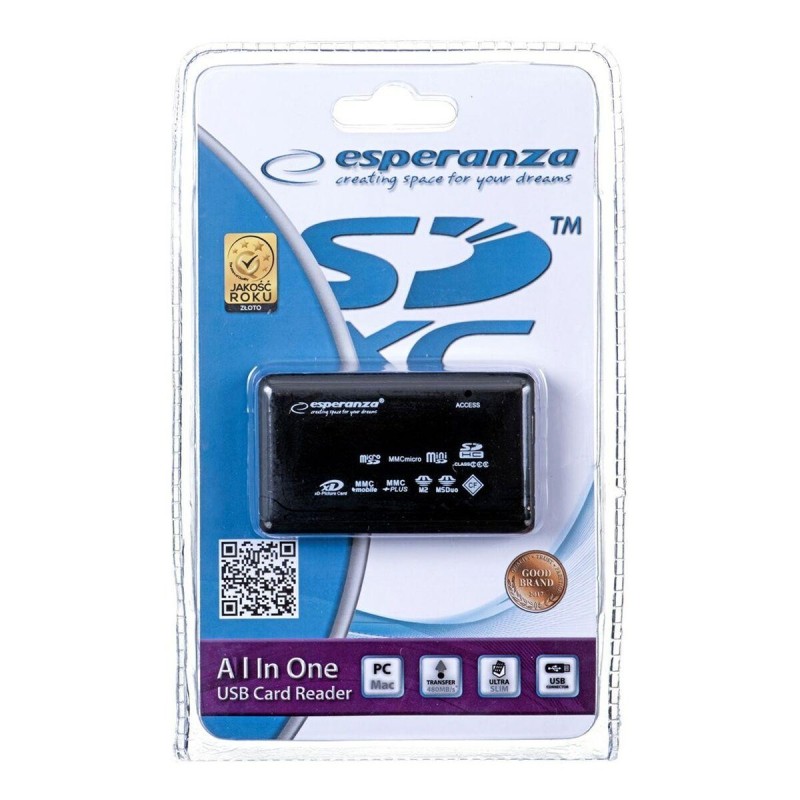 Esperanza EA117 Kortl&Atilde;&brvbar;ser USB 2.0