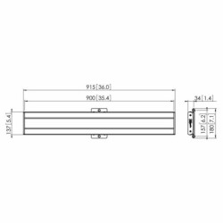 Vogels PFB 3409 Display-Adapterbar - schwarz