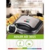 Adler AD 3015 Sandwichtoaster