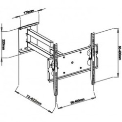 ART AR-20B Beslag Fladt panel 32-56