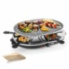 Princess Raclette 8 Oval Stone Grill Party Raclette/varm sten