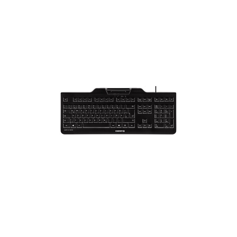 CHERRY KC 1000 SC tastiera USB QWERTY Inglese UK Nero