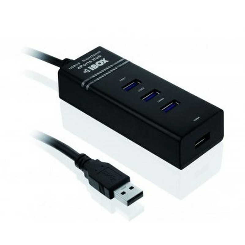 iBOX IUH3FB Hub 4 porte USB