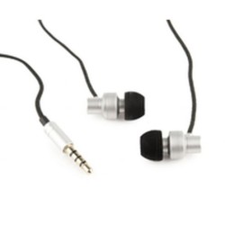 GMB Audio Auricolari in metallo con microfono silver MHS-EP-CDG-S