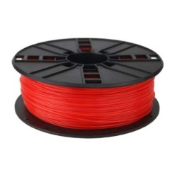 Filamento Gembird PLA rosso fluorescente 1,75 mm 1 kg 3DP-PLA1.75-01-