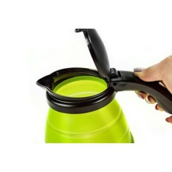 Camry Kettle CR 1265 Foldable, Silicon, Green, 750 W, 0.5 L