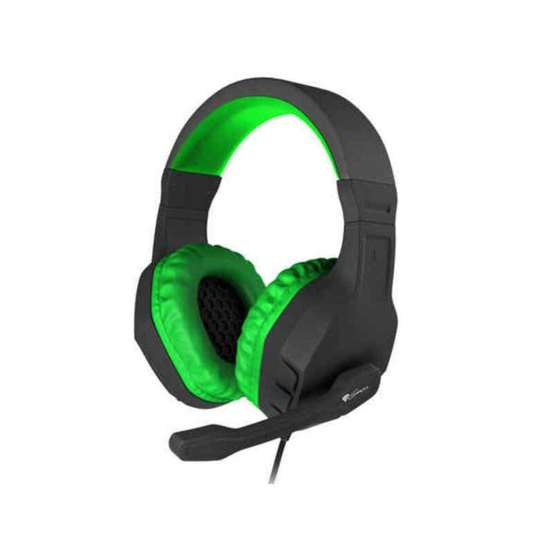 Natec Genesis Argon 200 Kabling Headset Sort Gr&Atilde;&cedil;n