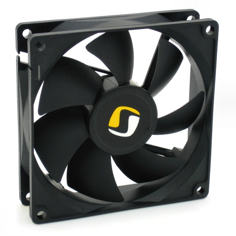 SilentiumPC Zephyr 92 Fan 1-pack Sort 92 mm