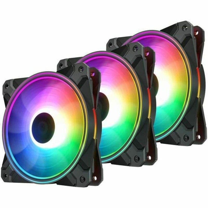 Deepcool CF120 PLUS Fan 3-pack Sort 120 mm