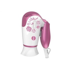 Hair dryer with a folding handle SMALL power 1200 W pink