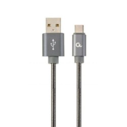 Cavo USB Type-C CableXpert, 2 m, nero - CC-USB2S-AMCM-2M-BG