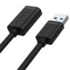 Unitek USB 2.0 USB forl&Atilde;&brvbar;ngerkabel 3m Sort