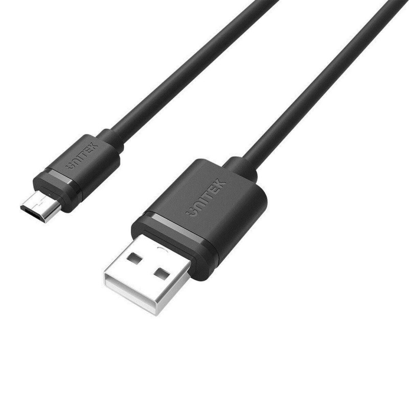 Unitek USB 2.0 USB-kabel 1m Sort