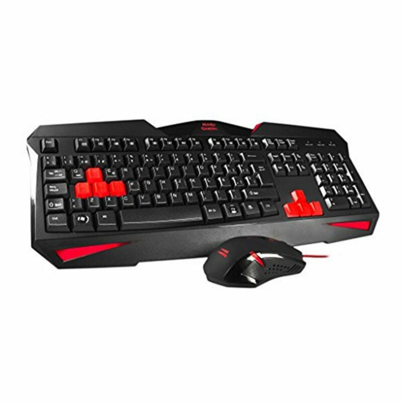 MARS GAMING MCP1 Tastatur og mus-s&Atilde;&brvbar;t Membran Kabling