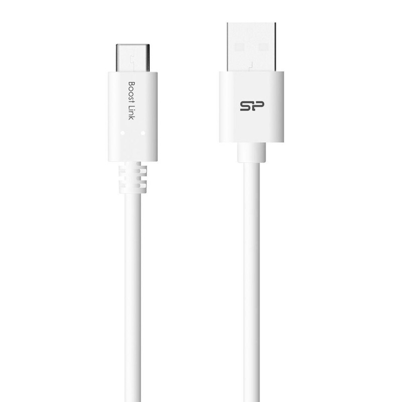 Silicon Power Boost Link PVC USB 2.0 USB Type-C kabel 1m Hvid