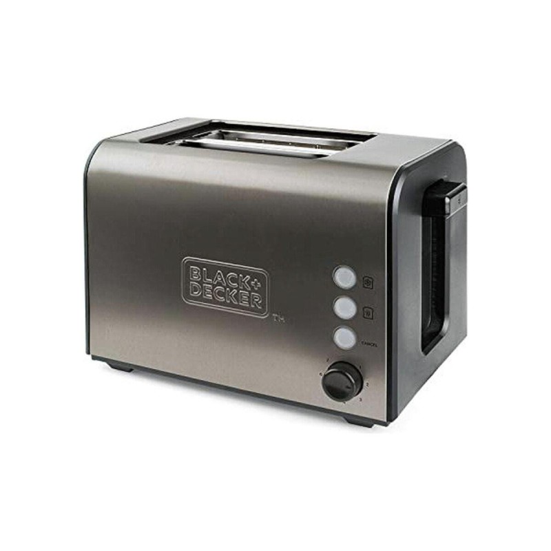 Black+Decker ES9600060B BXTO900E Toaster, 900, Edelstahl, Grau