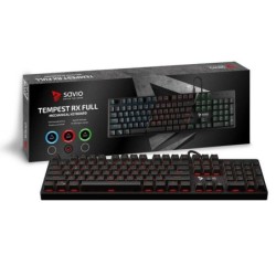 SAVIO Tempest RX FULL Tastatur Mekanisk R&Atilde;&cedil;d Kabling