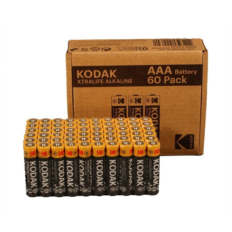 Kodak LR03 AAA Alkaline Batteries x 60 pcs