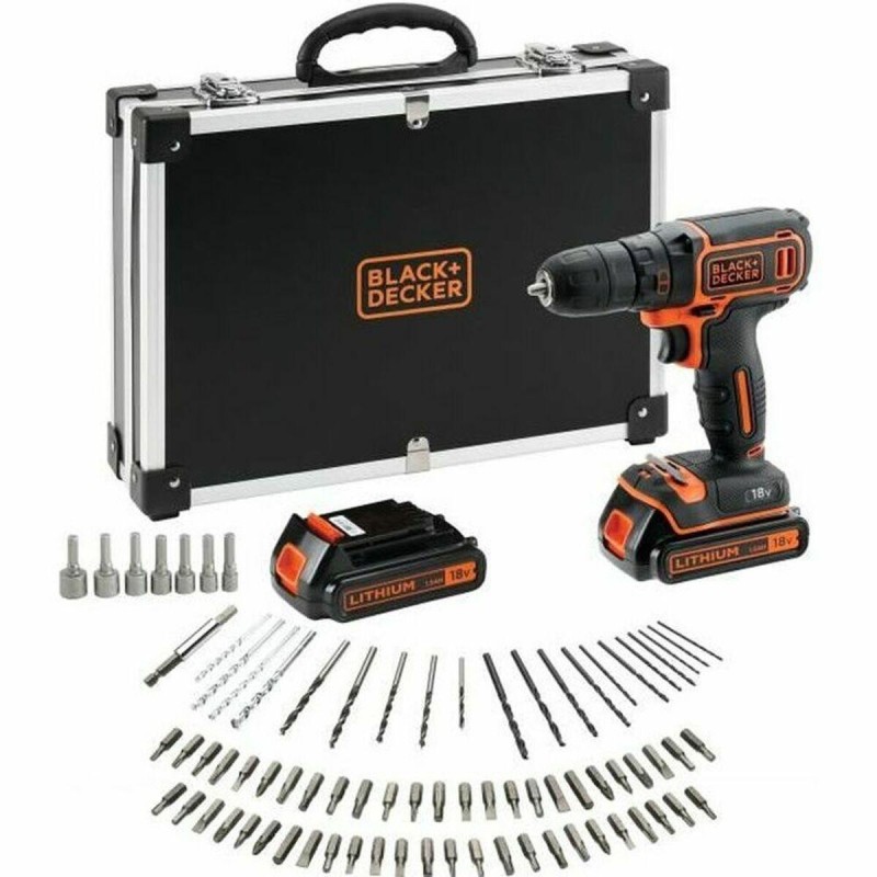 Black &amp; Decker Akku Bohrschrauber 18 Volt BDCDC18BAFC