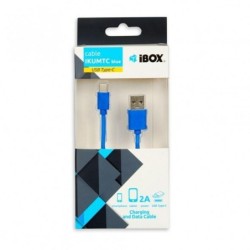 iBOX USB 2.0 USB Type-C kabel 1m Bl&Atilde;&yen;