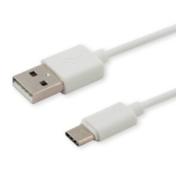 SAVIO USB 2.0 USB Type-C kabel 1m Hvid