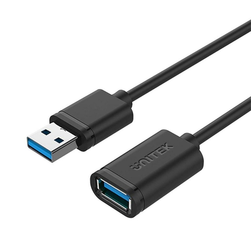 Unitek USB 3.0 USB forl&Atilde;&brvbar;ngerkabel 2m Sort