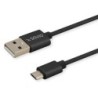 SAVIO USB 2.0 USB Type-C kabel 2m Sort