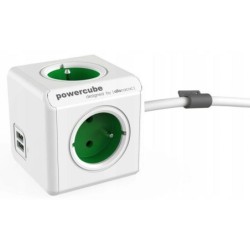 Allocacoc PowerCube extended usb Str&Atilde;&cedil;mfordelingsenhed 4-stik 16A G