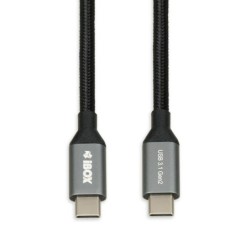 iBOX USB 3.1 USB Type-C kabel 1m Sort