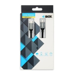 iBOX USB 3.1 USB Type-C kabel 1m Sort