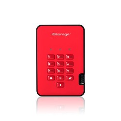 iStorage diskAshur 2 128 GB Rosso