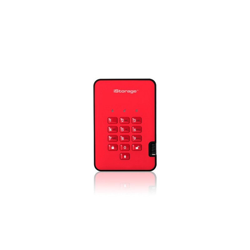 iStorage diskAshur 2 128 GB Rosso