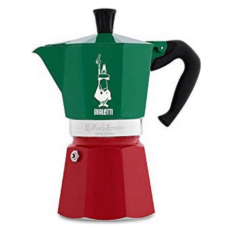 Bialetti Moka Express Italia *Verde-Rosso*