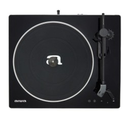 TURNTABLE PRECISION Aiwa APX-680BT BLACK 2-SPEED PLATE 33 1 3-45RPM U