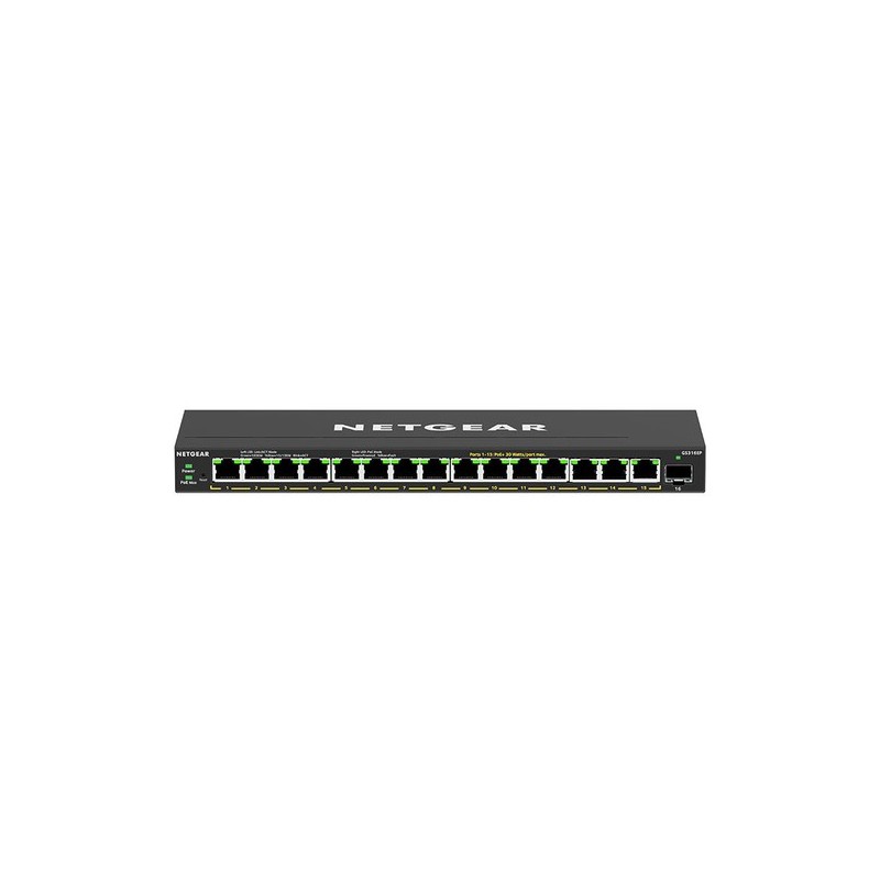 NETGEAR GS316EP Gestito Gigabit Ethernet 10/100/1000 Supporto Power