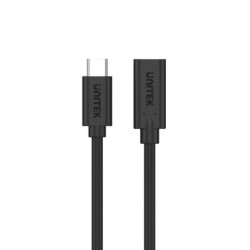 Unitek USB 3.2 Gen 2 USB Type-C forl&Atilde;&brvbar;ngerkabel 50cm Sort