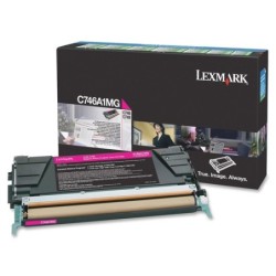 Lexmark C746A1MG cartuccia toner 1 pz Originale Magenta