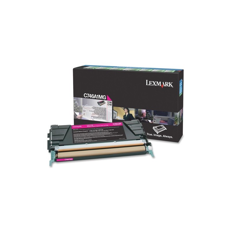 Lexmark C746A1MG cartuccia toner 1 pz Originale Magenta