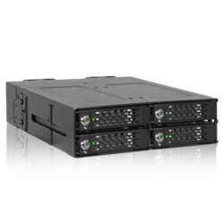 ICY DOCK Wechselrahmen 4xM.2 PCIeNVM ICY DOCK MB720M2K-B,SSD Mobile R